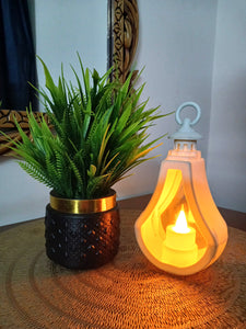Ulla planter and lantern set