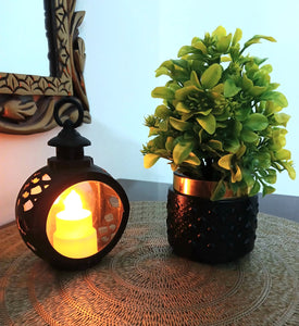Owen lamp and planter set
