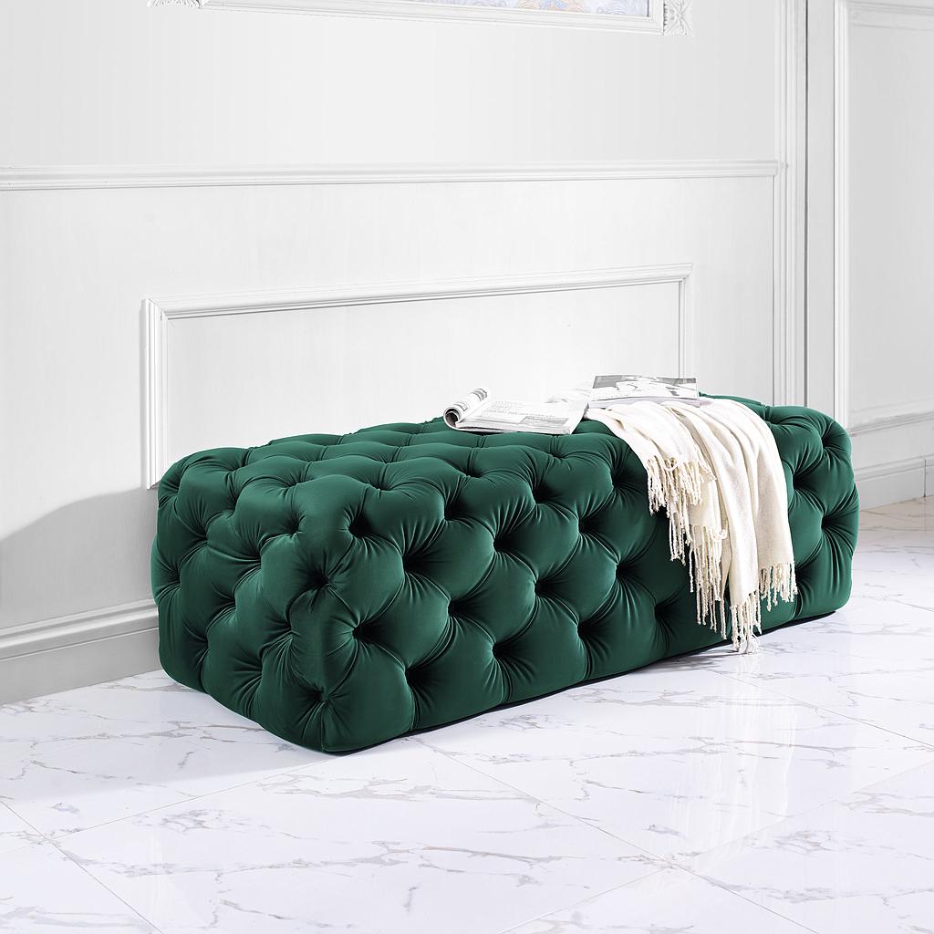 Marine Tufted Ottoman