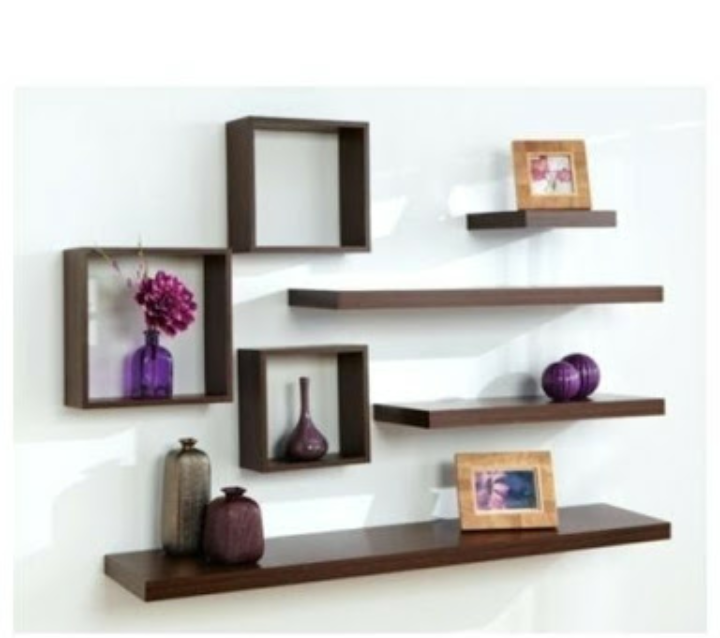 Full house set of 7 floating shelves