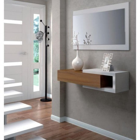 Klara mirror and shelf set