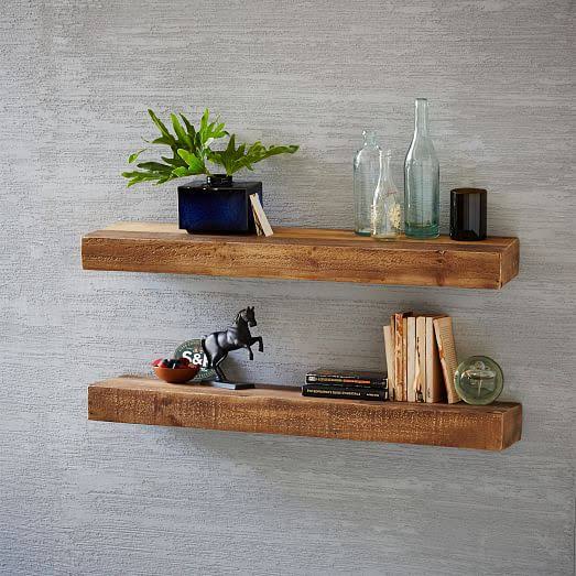 Lee wooden shelves set