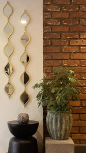 Florent set of two wall hanging mirrors