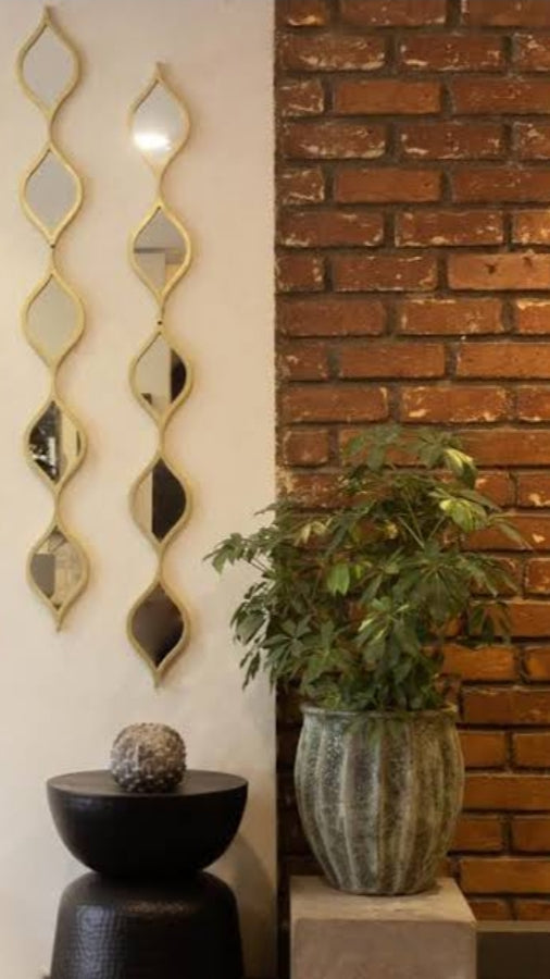 Florent set of two wall hanging mirrors