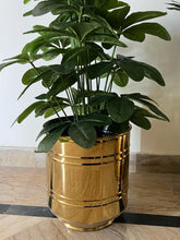 Golden planters set of 3