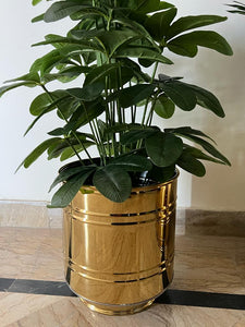 Golden planters set of 3