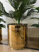 Golden planters set of 3