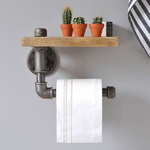 Industrial toilet roll holder