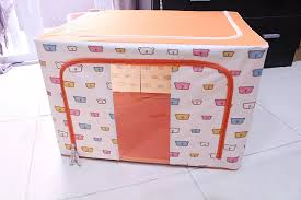 Coral folding storage box